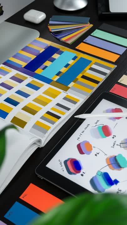 Color swatches.